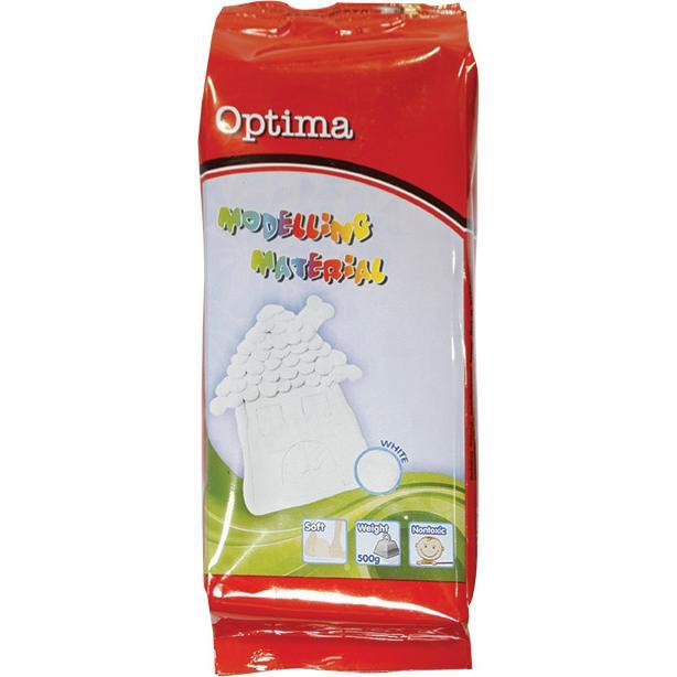 MODELIRNA MASA OPTIMA 500G BELA