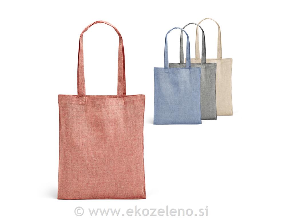 NAKUPOVALNA TORBA recikliran bombaž