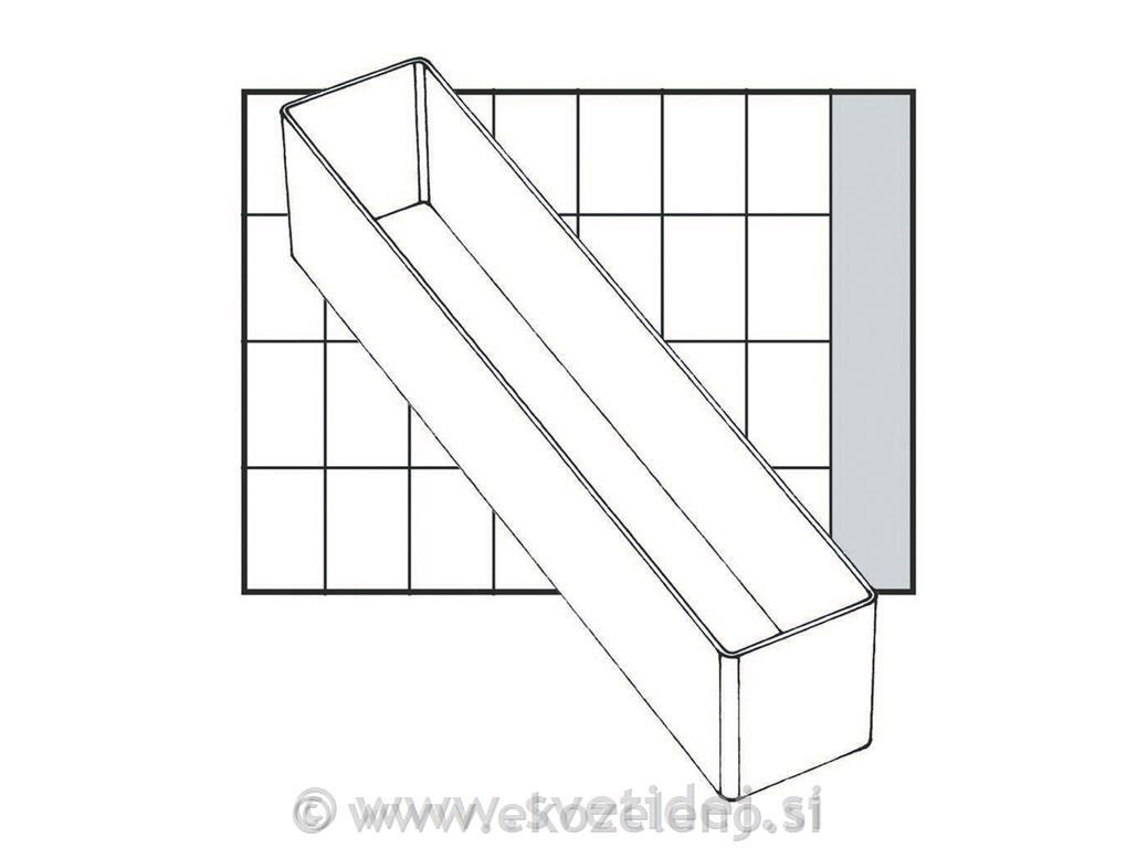 Predalček plastičen, 218x39x47 mm