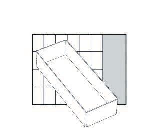 Predalček plastičen, 218x79x47 mm