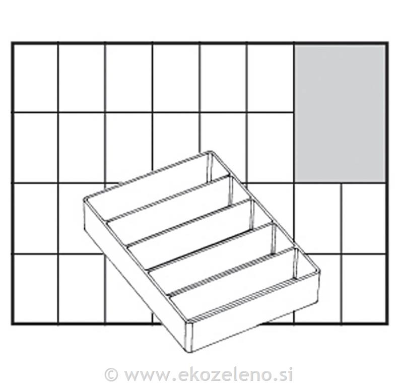 Predalček plastičen, 109x79x24 mm