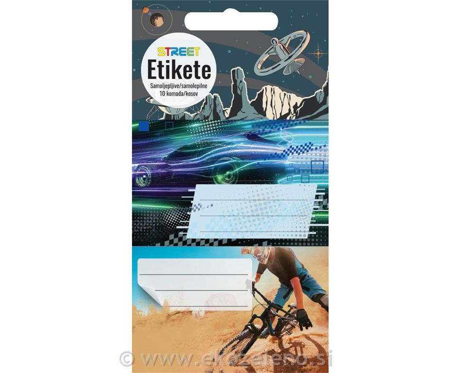 ETIKETE ZA ZVEZEK TEEN BOYS 10/1