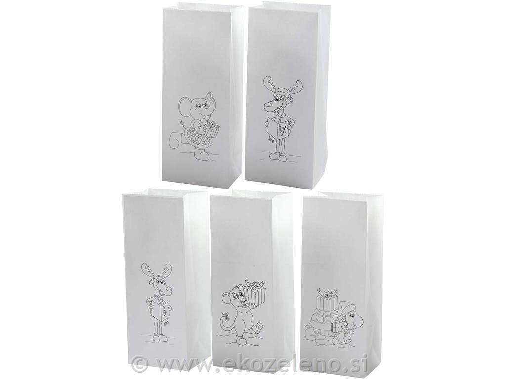 Vrečka 10x6x24 cm, set 15