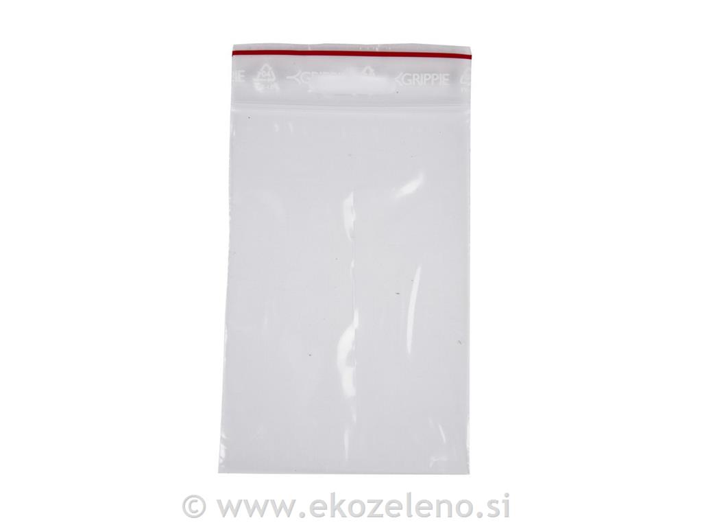 Vrečka z zadrgo 8x12 c,. set 100