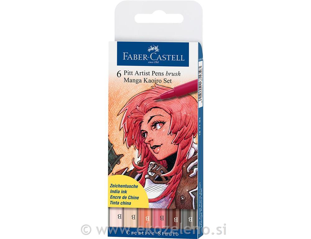 Flomastri Faber-Castell Pitt B Kairo 6/1