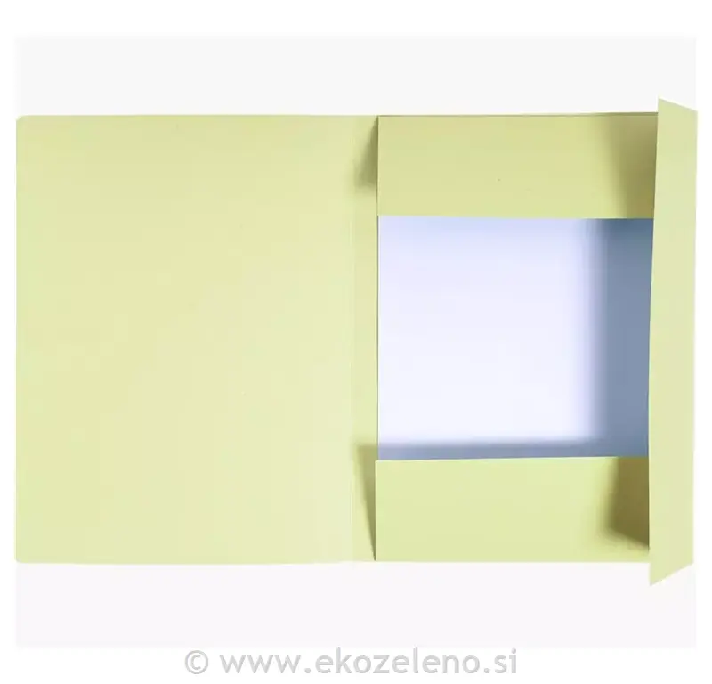 MAPA PREŠPAN S KLAPO A4 RUMENA