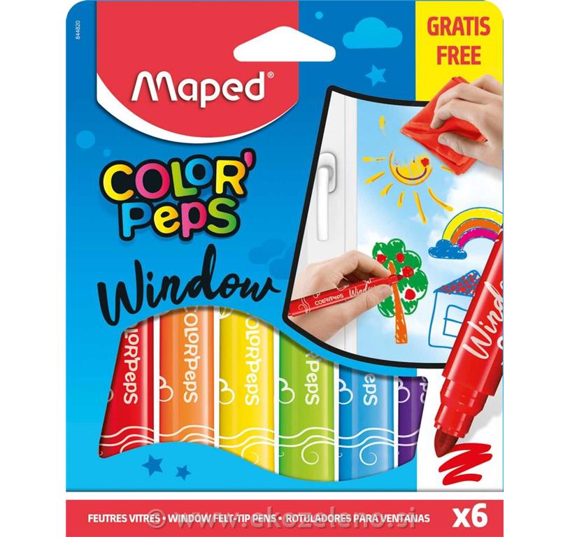 FLOMASTRI MAPED COLOR'PEPS ZA STEKLO