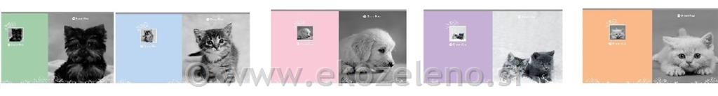 ZVEZEK A4 SWEET PETS MALI KARO 54L
