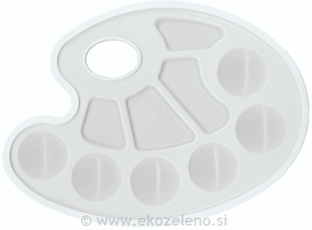 PALETA ZA BARVE ŠOLSKA UNIOL OVALNA