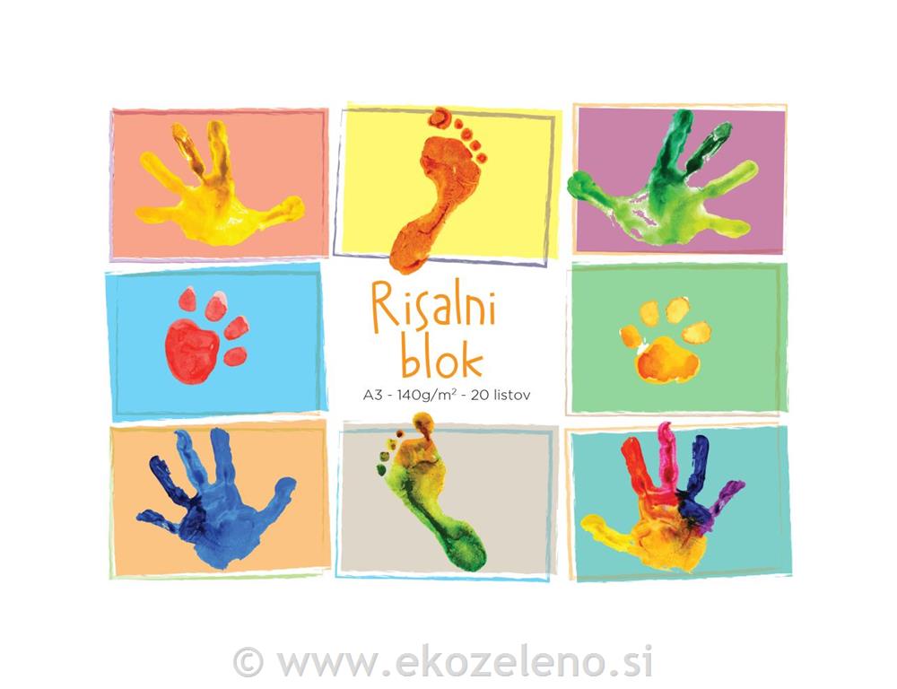 BLOK RISALNI JUNIOR A3 20 LISTNI 140g