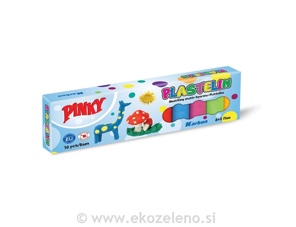 PLASTELIN KARBON Pinky, 10 kosov