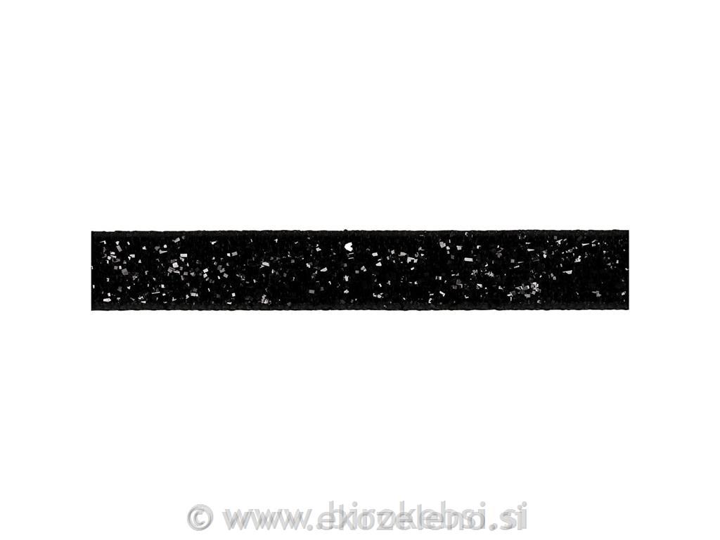 Deko trak črn, 10 mm, 5 m