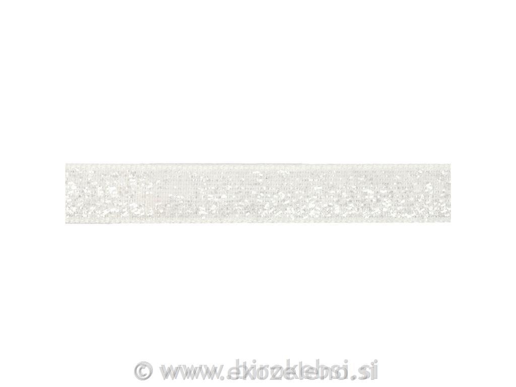 Deko trak bel svetleč, 10 mm, 5 m