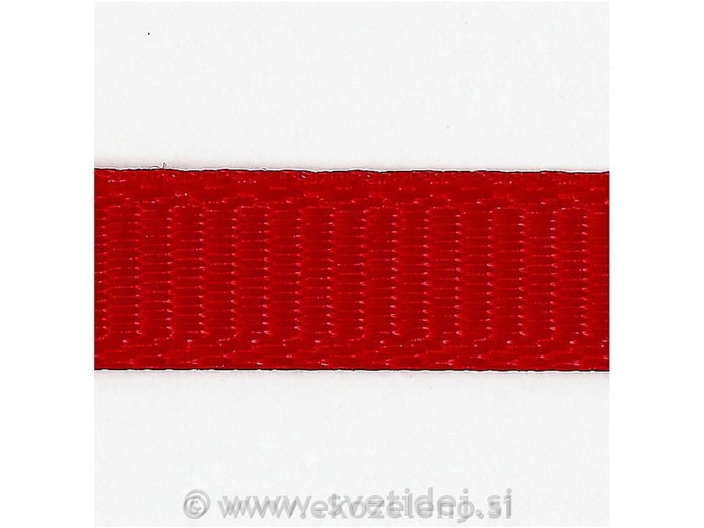 Deko trak rdeč, 5 mm, 15 m