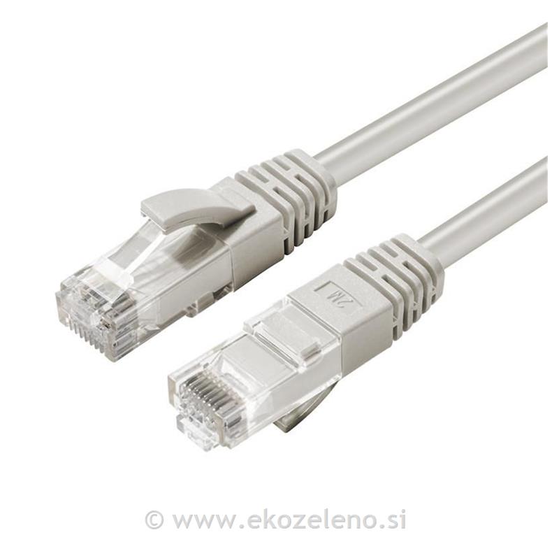 Omrežni kabel CAT6A U/UTP, 30m, siv