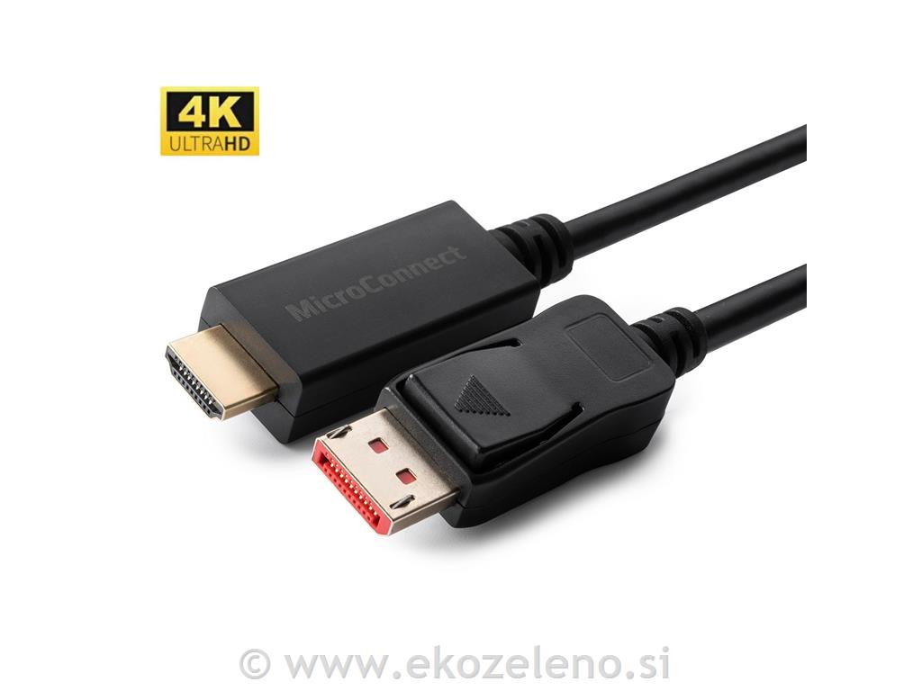 Kabel 4K Display Port 1.4 - HDMI 2.0, 5m