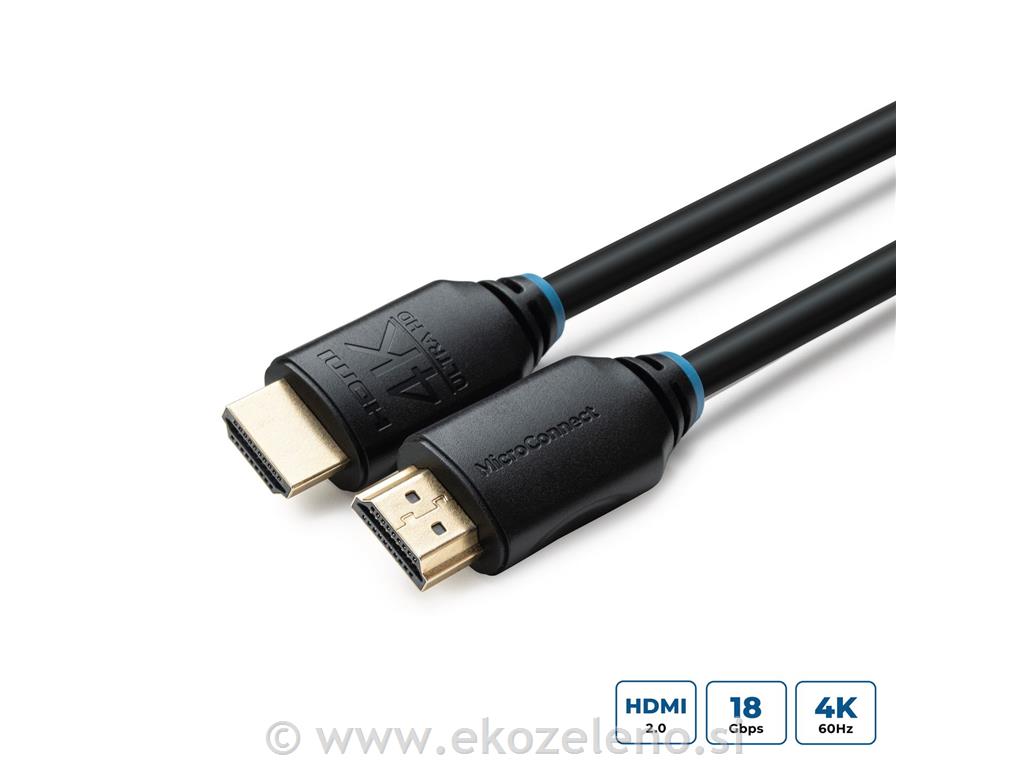 Kabel HDMI 2.0, 0,5m
