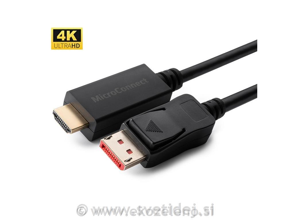 Kabel 4K Display Port 1.4 - HDMI 2.0, 2m