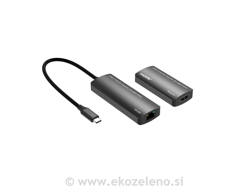 USB-C v HDMI podaljševalnik