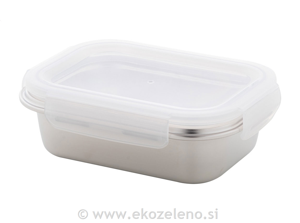 POSODA ZA HRANO nerjaveča kovina Lucens