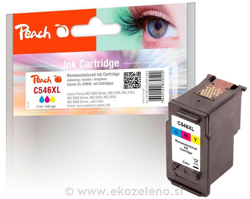 Črnilo Peach Canon CL-546XL color 14ml,