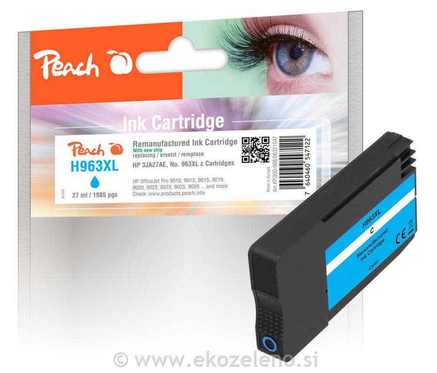 Črnilo Peach HP 963XL CYAN, 27ml