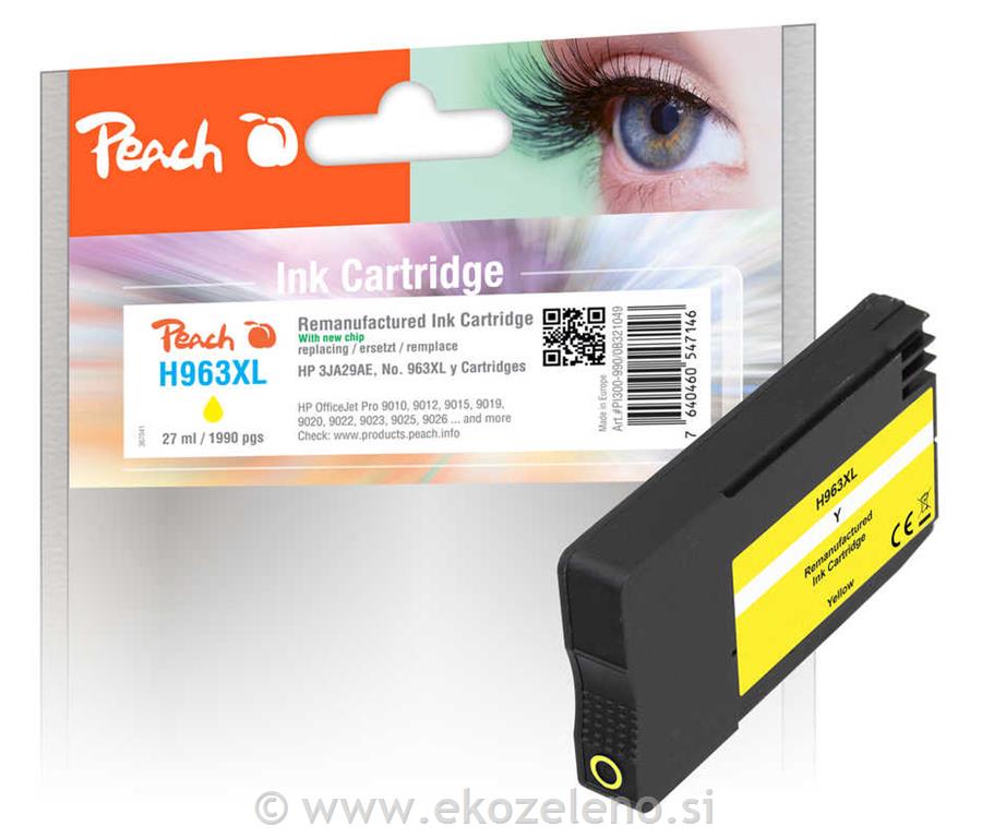 Črnilo Peach HP 963XL YELLOW, 27ml