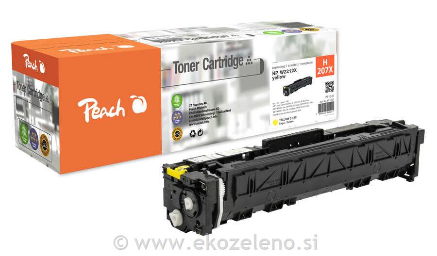 Toner Peach HP207X, yellow