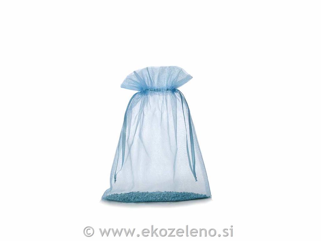 Vrečka organza sv.modra,22x30 cm, 10x
