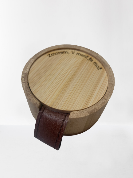 Škala za nakit iz lesa. FI 79×41 mm