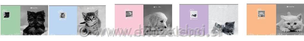 ZVEZEK A4 SWEET PETS MALI KARO 54L