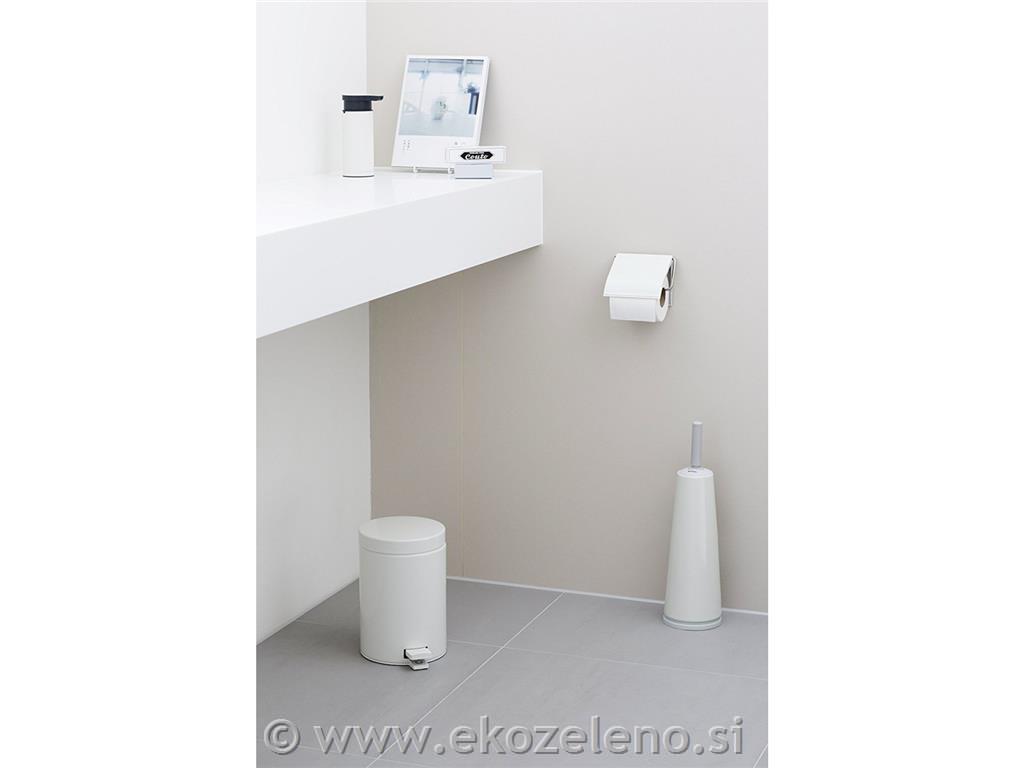 WC ščetka s stojalom Classic Bela