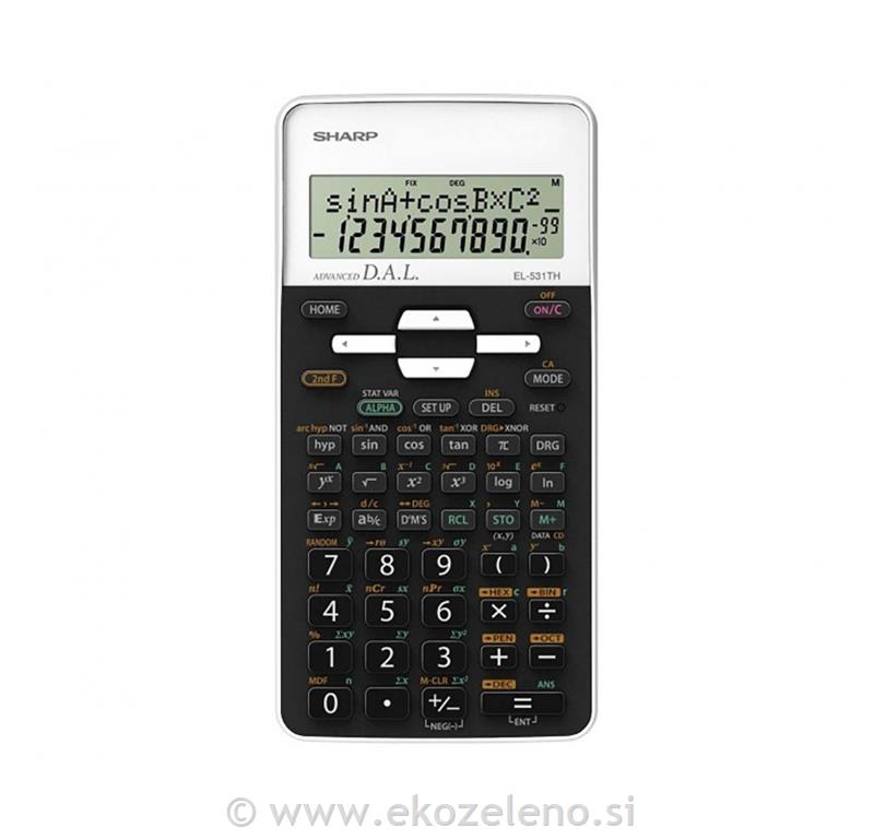 KALKULATOR SHARP EL-531 THBWH, 273f, 2v