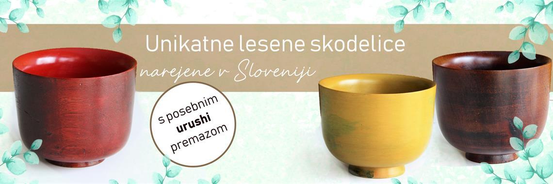Unikatne lesene skodelice