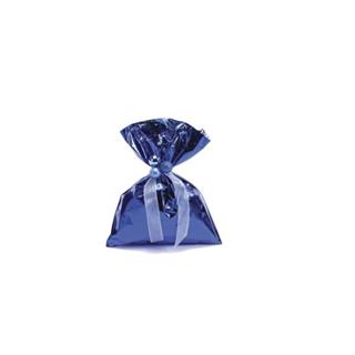 Darilna vrečka modra, 15x20 cm,set 10