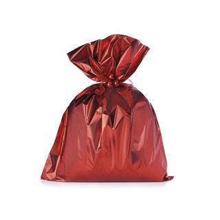 Darilna vrečka rdeča, 45x60 cm,set 10