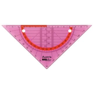 GEOflex trikotnik flexi 15cm, neon roza